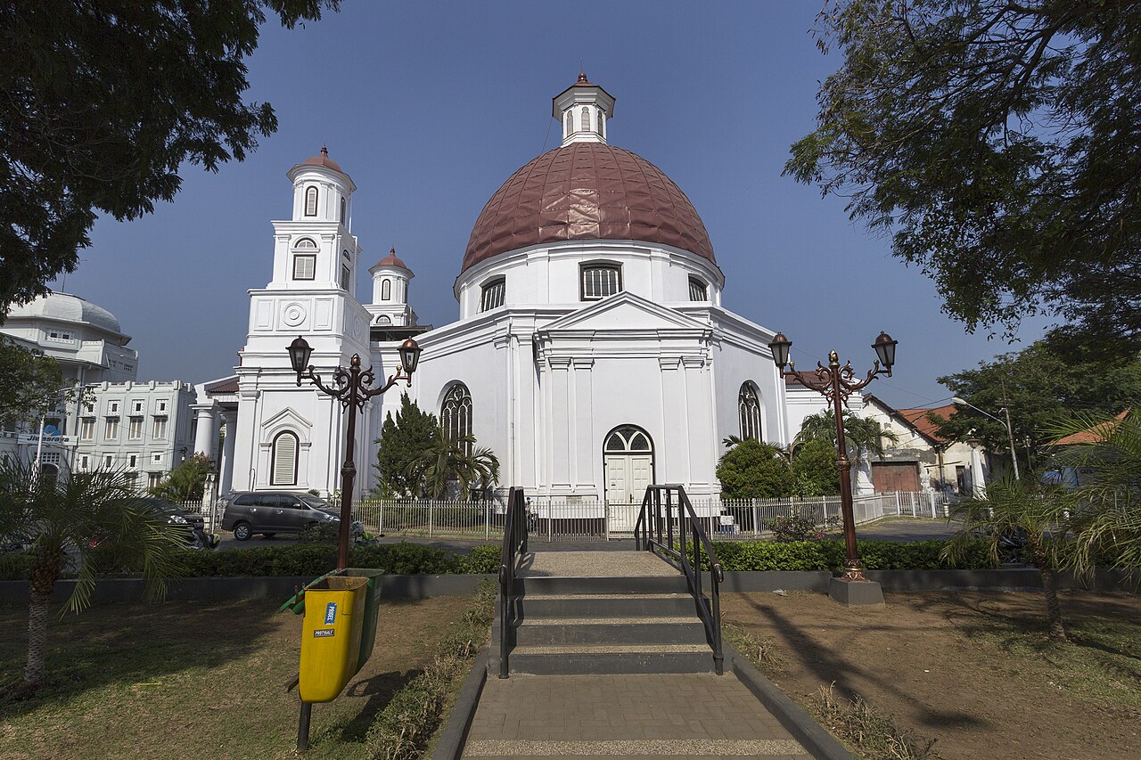 Gereja Blenduk di kawasan Kota Lama Semarang